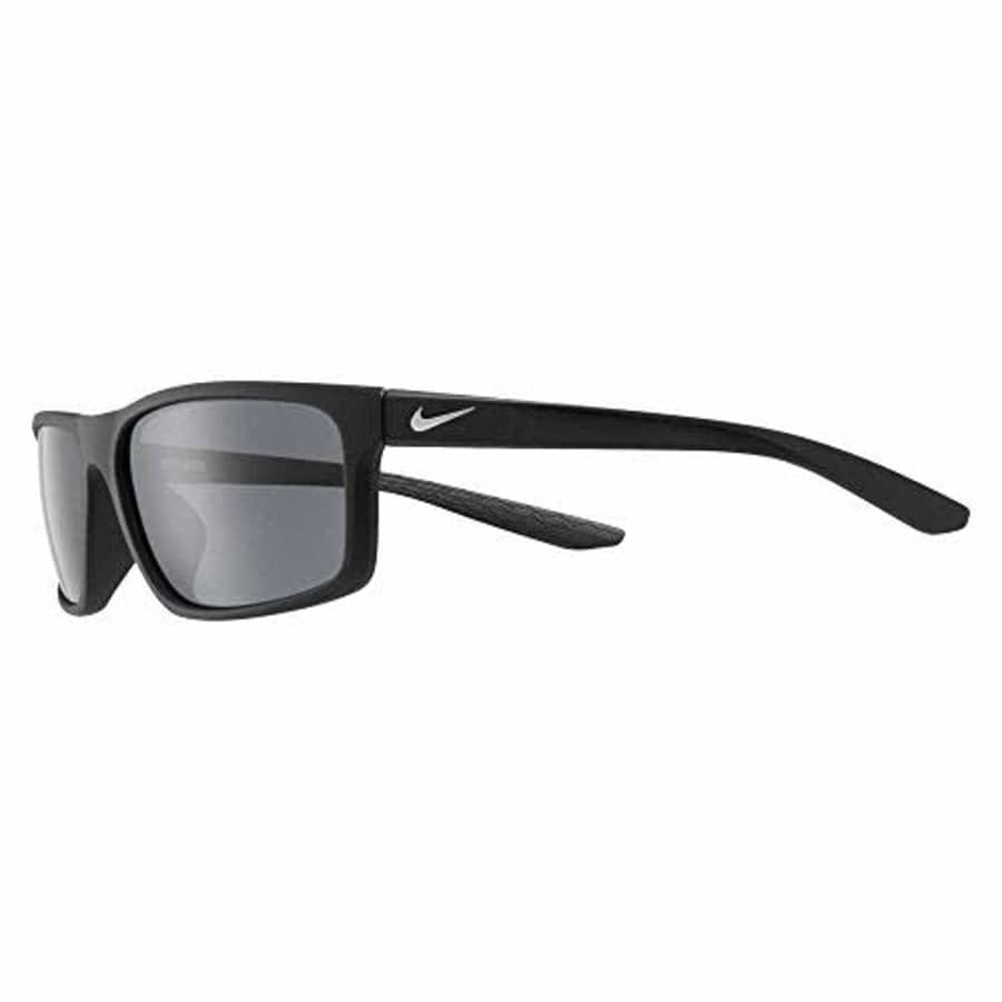Nike CW4656-010 Chronicle Sunglasses Matte Black Frame Color, Dark Grey Lens Tint for $44