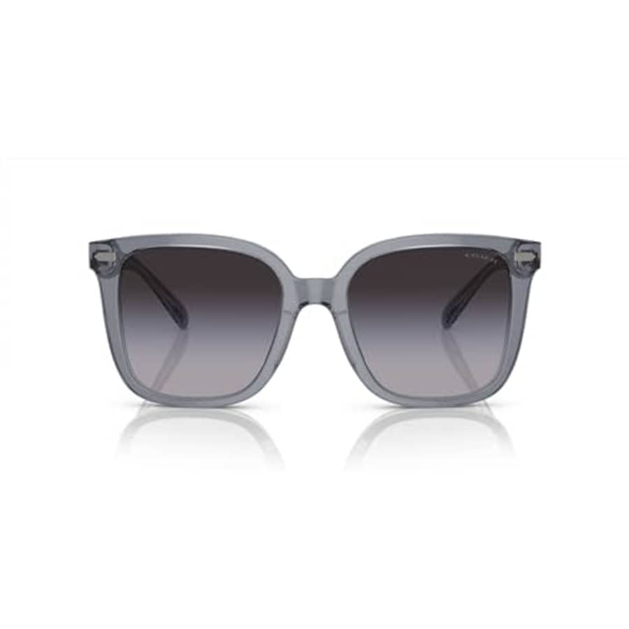Coach HC8381U Universal Fit Sunglasses, Transparent Brown/Grey/Brown Gradient, 54 mm for $134 Coach HC8381U Universal Fit Sunglasses, Transparent Brown/Grey/Brown Gradient, 54 mm for $134