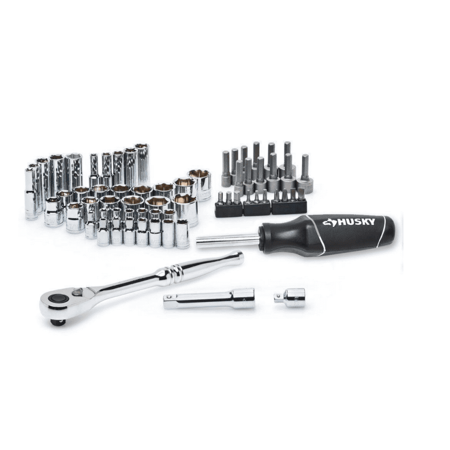 Husky 65-Piece Mechanics Tool Set for $25