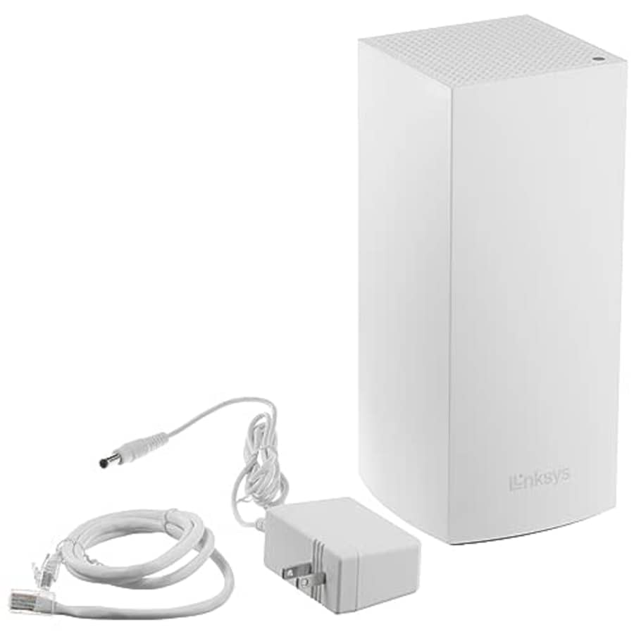 Linksys MX4200 Mesh WiFi Router - AX4200 WiFi 6 Router - Velop Tri-Band WiFi Mesh Router - WiFi 6 for $220