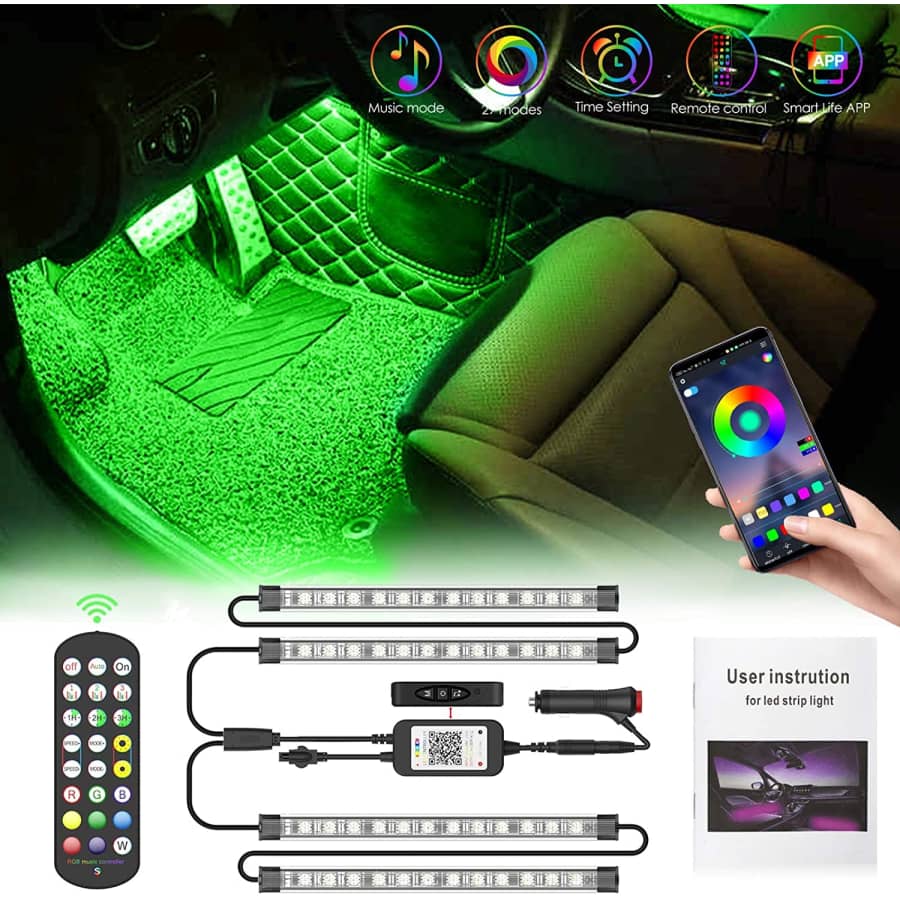 Pulilang Interior Car LED Strip Light for $8 Pulilang Interior Car LED Strip Light for $8
