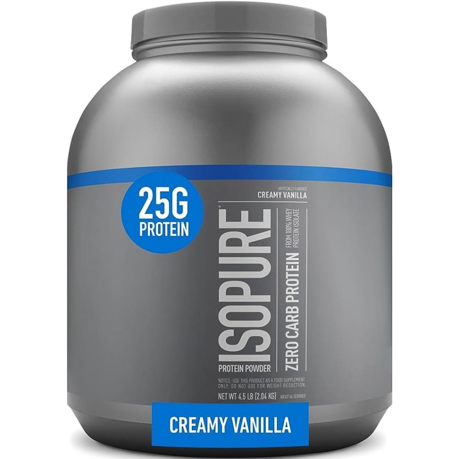 Isopure 100% Whey Isolate Protein Powder 4.5-lb. Tub for $95