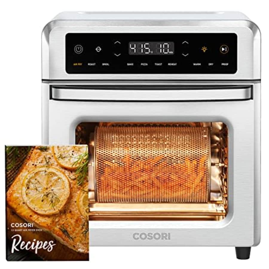 COSORI Air Fryer Oven, 13 Qt Familiy Size, 11-in-1 Functions with Rotisserie, Dehydrate, Dual for $100