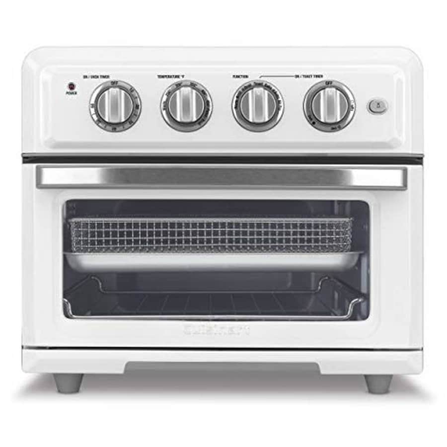 Cuisinart TOA-60W Airfryer, Convection Toaster Oven, White (Renewed) for $120