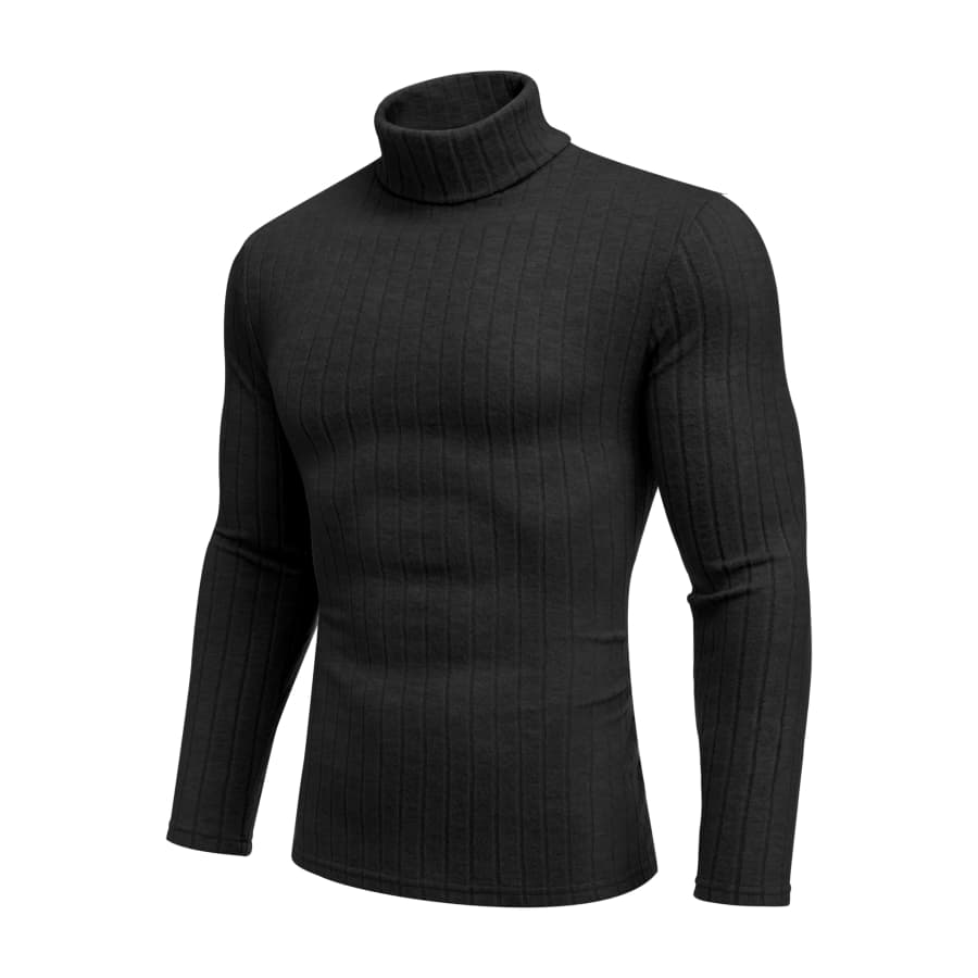 Ekouaer Men's Long Sleeve Turtleneck Shirt for $7