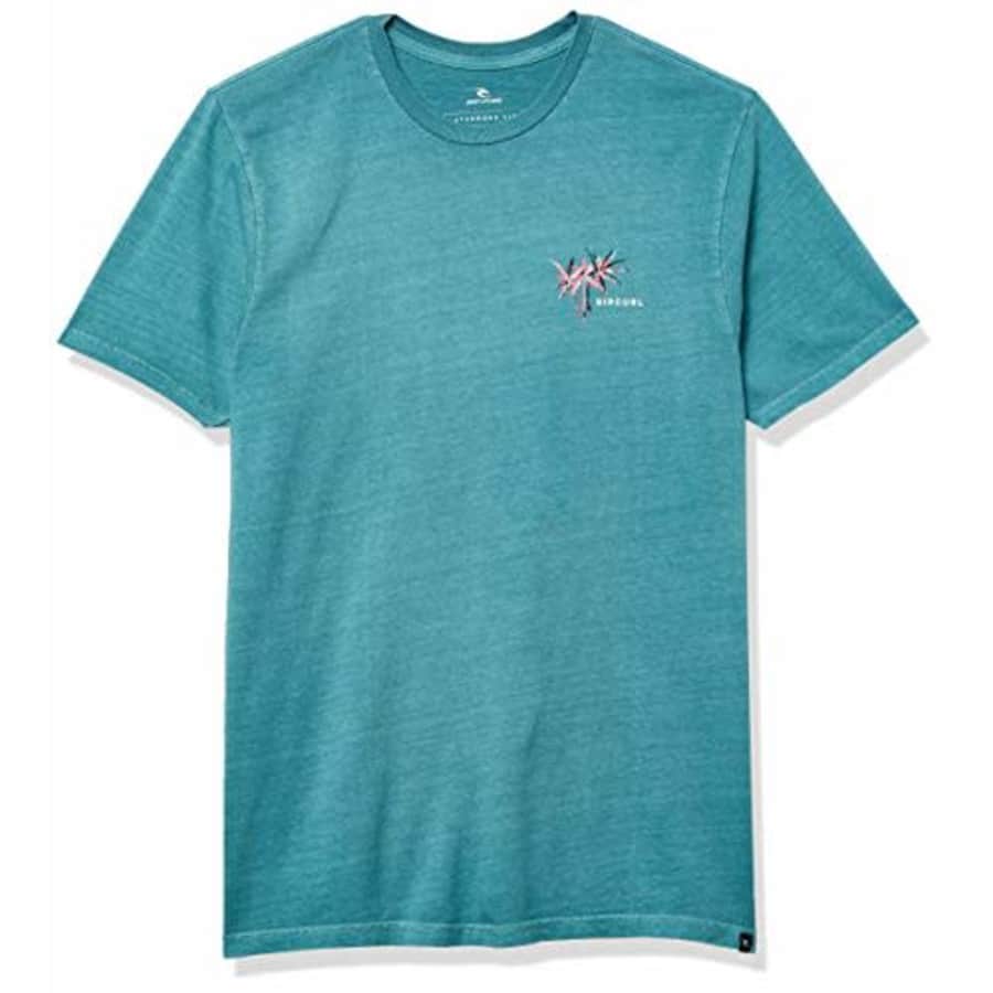 Rip Curl Men's T-Shirt, Teal, S for $29