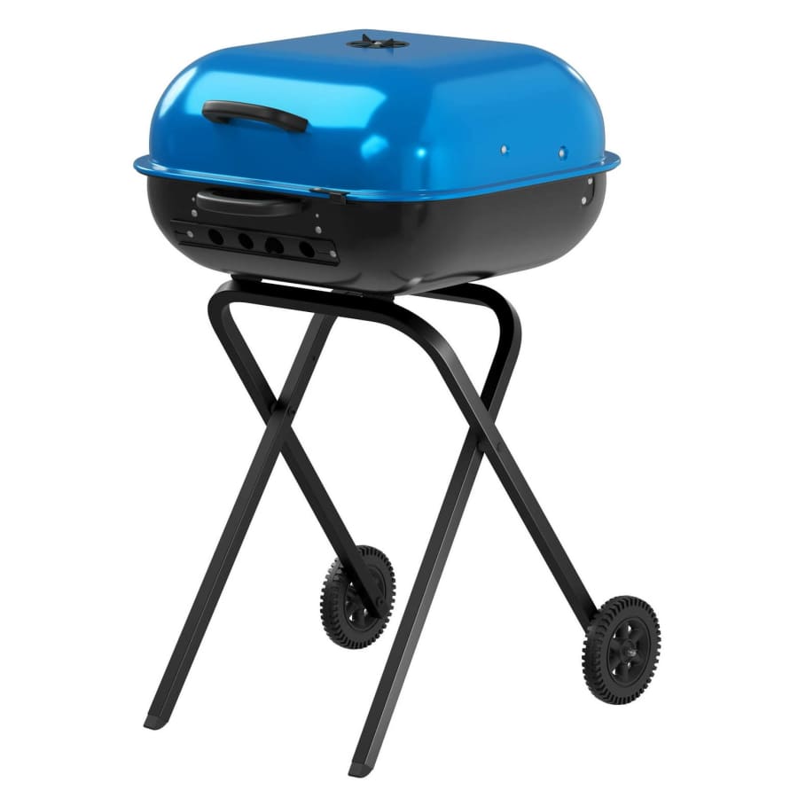 Americana Walk-A-Bout 100% Pre-Assembled Portable Steel Charcoal Grill for $57