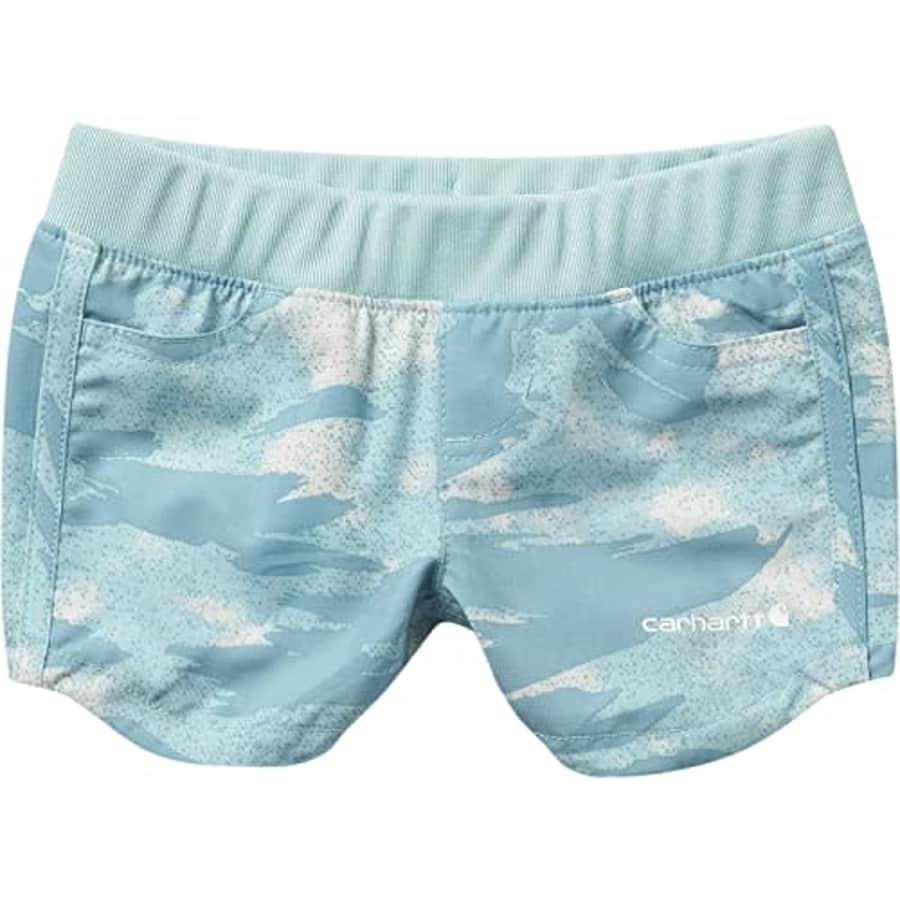 Carhartt Girls' Baby Lightweight Ripstop Shorts, Teal Blind Fatigue Camo, 9 Months for $18 Carhartt Girls' Baby Lightweight Ripstop Shorts, Teal Blind Fatigue Camo, 9 Months for $18