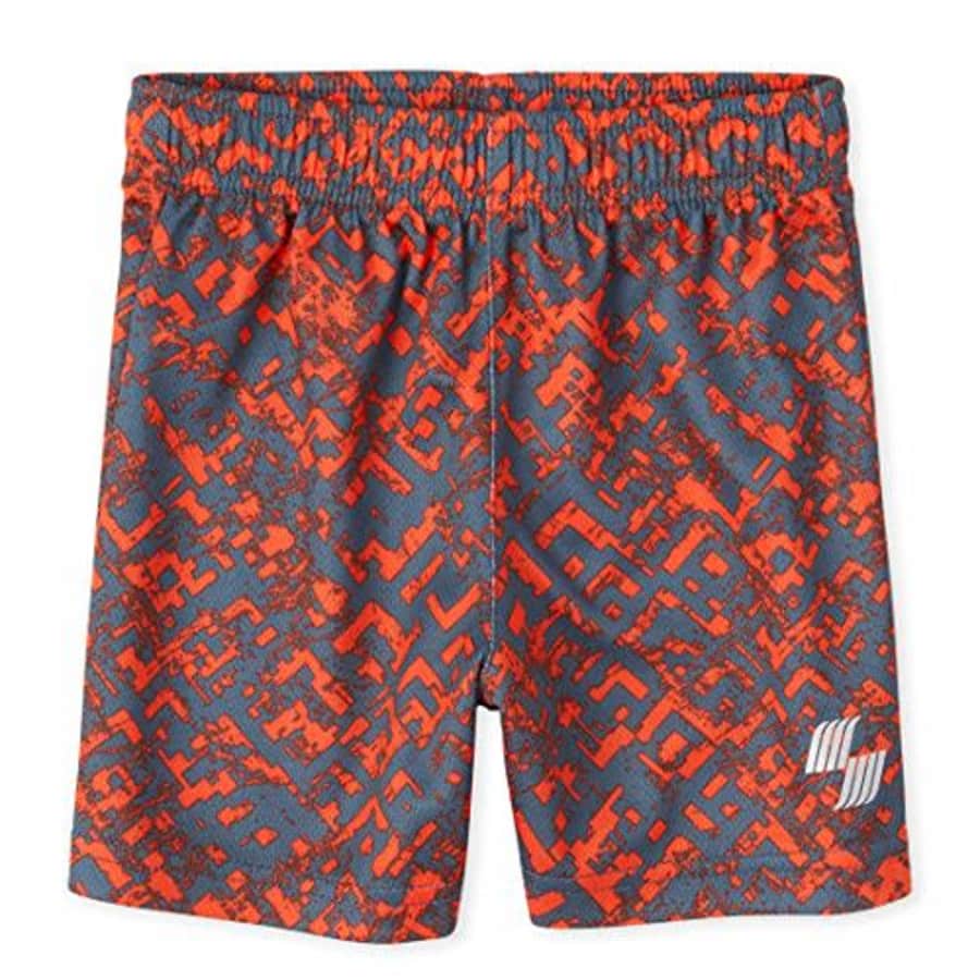 The Children's Place Baby Boys' Printed Mesh Shorts, Slate, 12-18MOS for $8