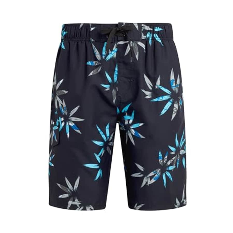Kanu Surf Men's Standard Wade Swim Trunks (Regular & Extended Sizes), Reef Black for $25