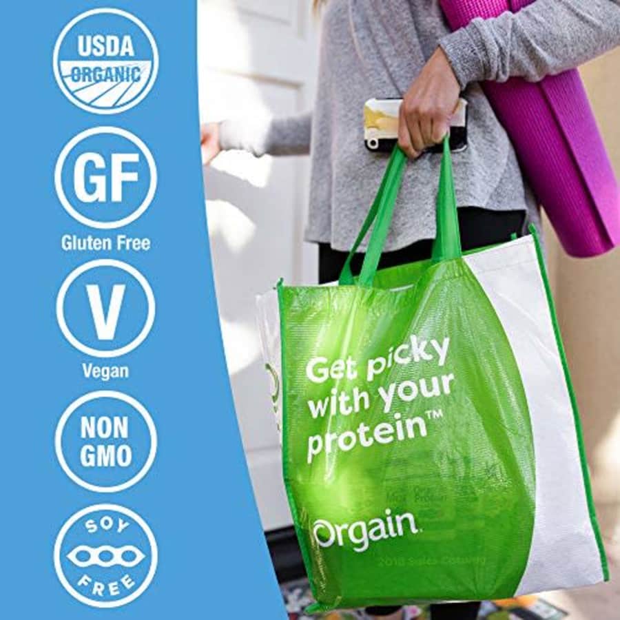 Orgain Organic Plant Based Protein & Greens Powder, Vanilla Bean - Vegan, Dairy Free, Gluten Free, for $37