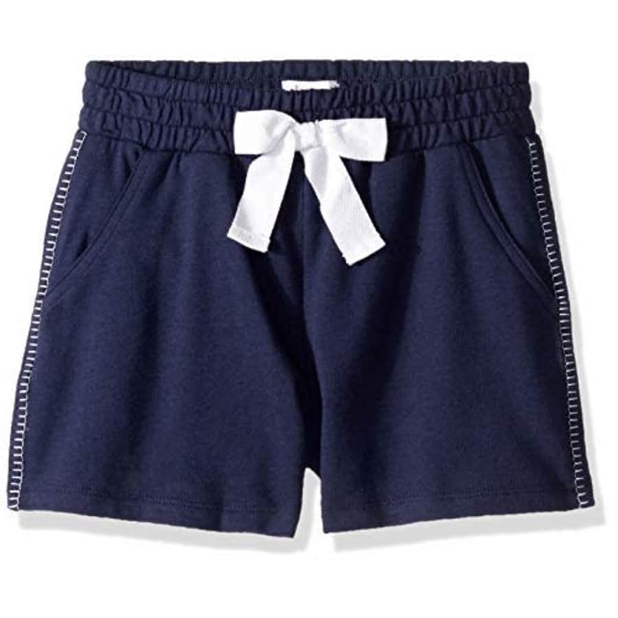 Ella Moss Girls' Big Blanket Stitch Short, Navy, 14 for $15