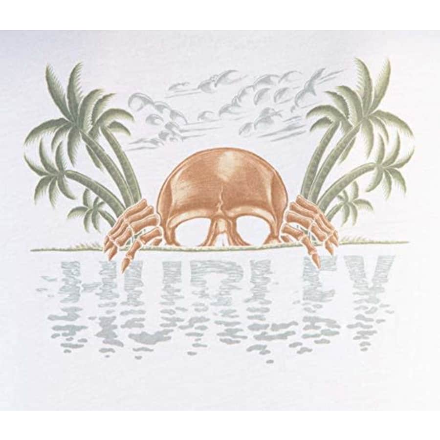 Hurley Men's Peekaboo Short Sleeve T-Shirt, White, M for $30