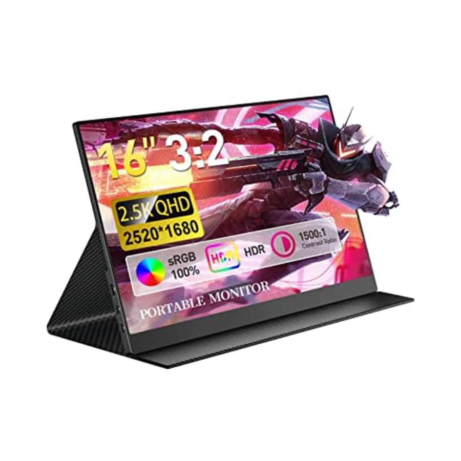 16" 2K HDR IPS Portable LED Monitor for $110 16" 2K HDR IPS Portable LED Monitor for $110