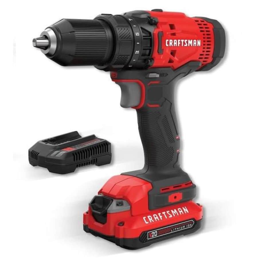 Craftsman MAX20V Brushed Cordless 1/2" Drill/Driver for $59
