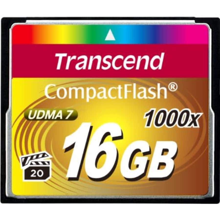 Transcend 16GB Compact flash card 1000x for $49 Transcend 16GB Compact flash card 1000x for $49