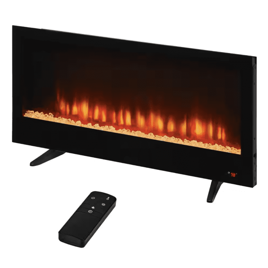 Home Decorators Collection 42" Wall-Mounted Electric Fireplace for $99 Home Decorators Collection 42" Wall-Mounted Electric Fireplace for $99
