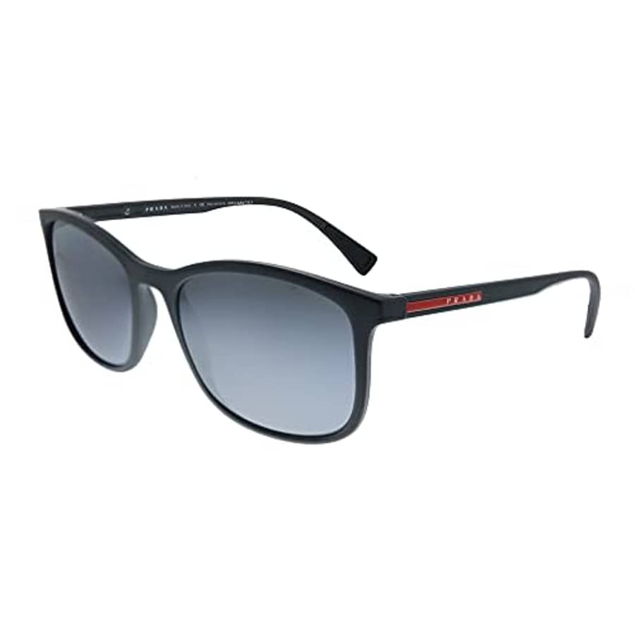 Prada Linea Rossa Lifestyle PS 01TS UFK07H Grey Rubber Plastic Rectangle Sunglasses Grey Mirrored for $170 Prada Linea Rossa Lifestyle PS 01TS UFK07H Grey Rubber Plastic Rectangle Sunglasses Grey Mirrored for $170