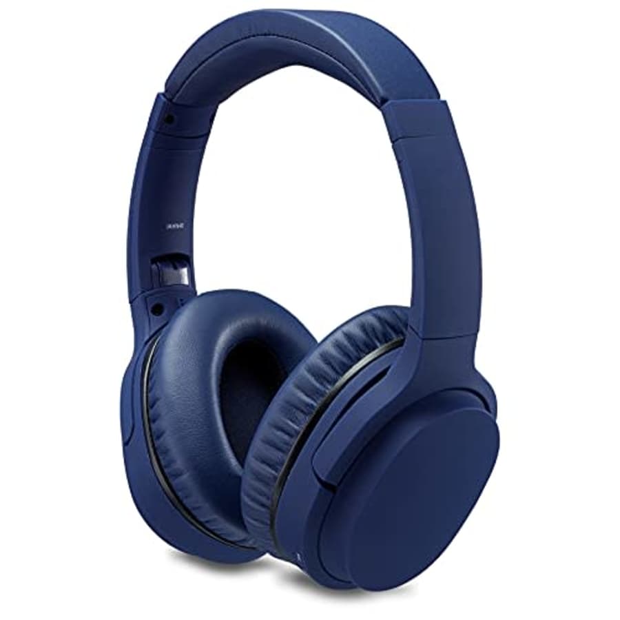 iLive Active Noise Cancellation Bluetooth Headphones, Adjustable Headband, Includes 3.5mm Audio for $38
