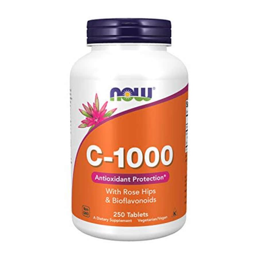 Now Foods NOW Supplements, Vitamin C-1,000 with Rose Hips & Bioflavonoids, Antioxidant Protection*, 250 for $17