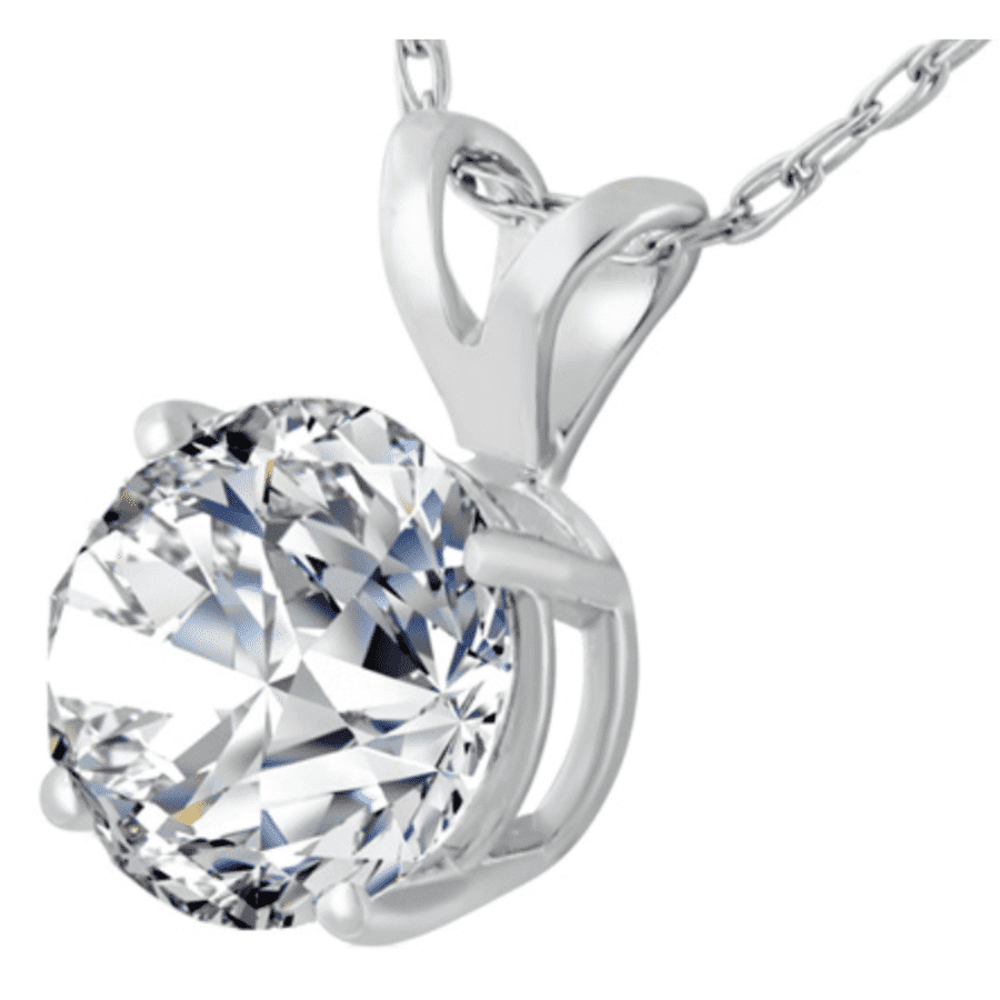 SuperJeweler 1-tcw. Lab Grown Diamond Solitaire Necklace for $280 SuperJeweler 1-tcw. Lab Grown Diamond Solitaire Necklace for $280