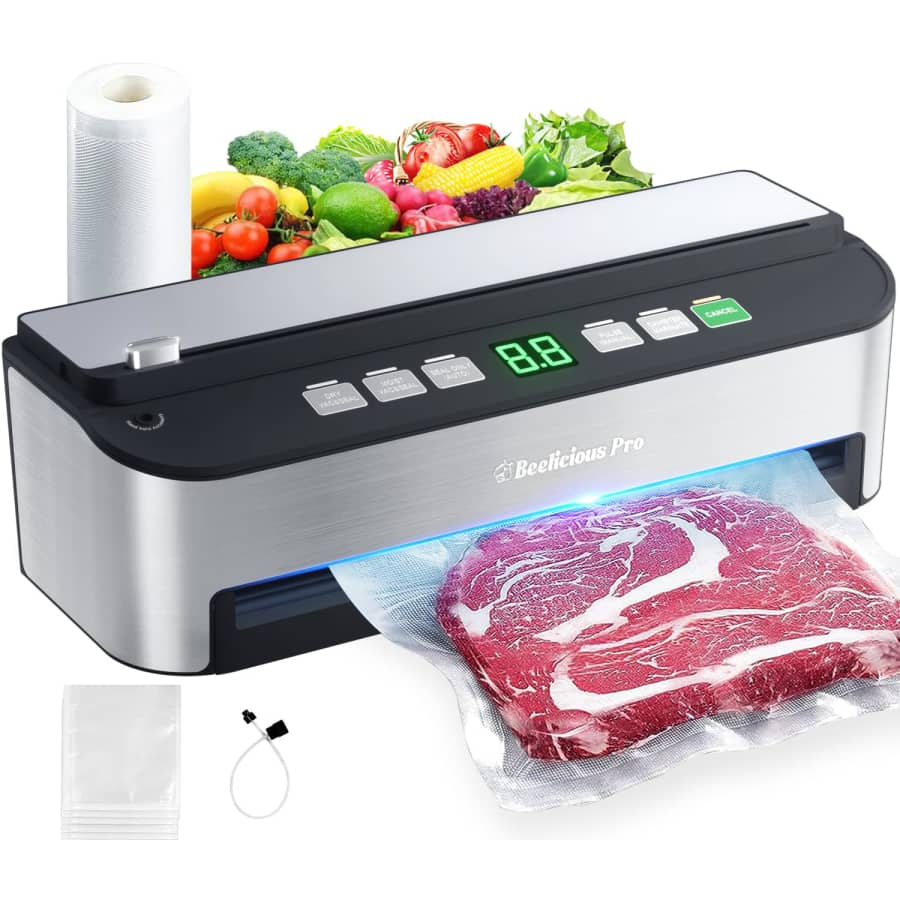 Beelicious Pro 8-in-1 Vacuum Sealer for $37 Beelicious Pro 8-in-1 Vacuum Sealer for $37