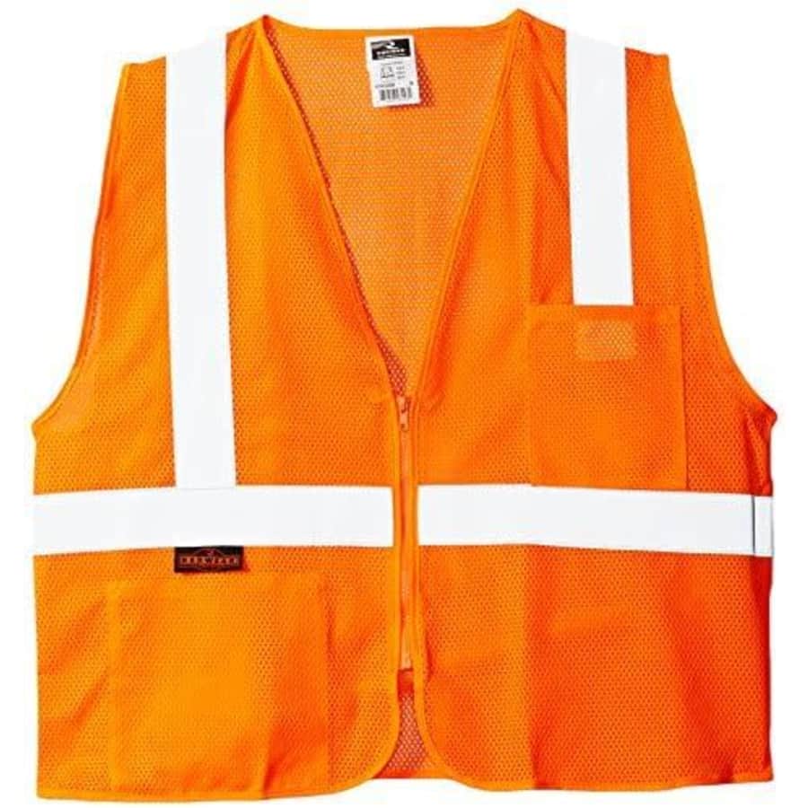 Polyester Mesh Economy Class 2 High Visibility Vest for $7