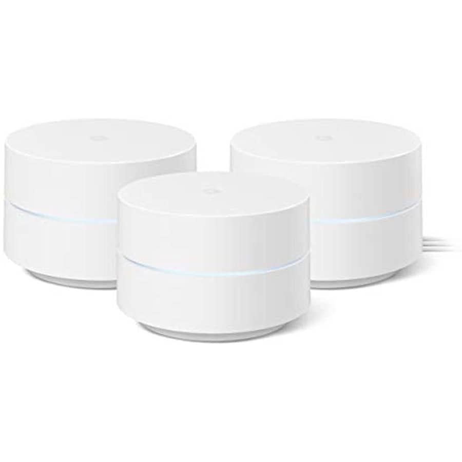 Google Wifi AC1200 Dual-Band Mesh Wi-Fi Router 3-Pack (2020) for $150 Google Wifi AC1200 Dual-Band Mesh Wi-Fi Router 3-Pack (2020) for $150