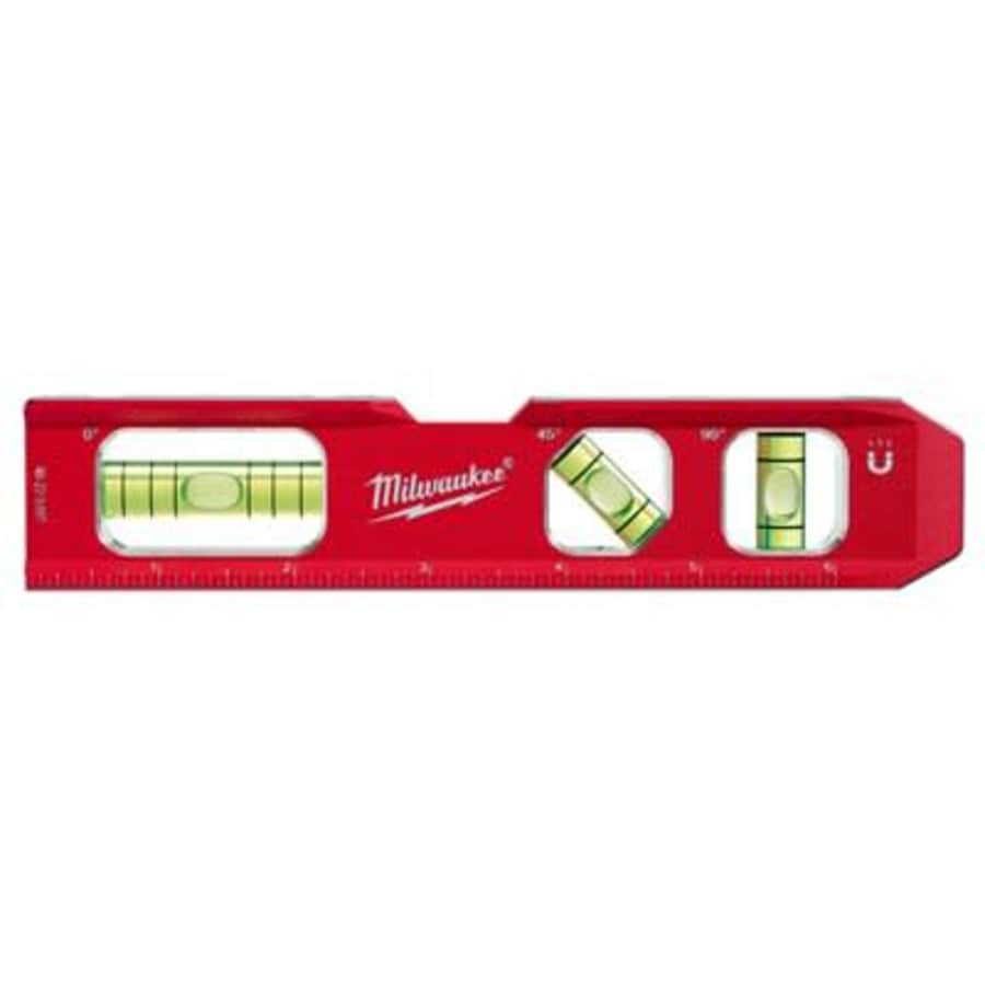 Milwaukee 7 in. Aluminum Magnetic Compact Torpedo Level 3 vial for $28 Milwaukee 7 in. Aluminum Magnetic Compact Torpedo Level 3 vial for $28