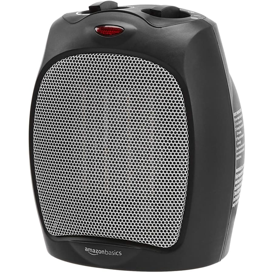 AmazonBasics 1,500W Ceramic Personal Heater for $22 AmazonBasics 1,500W Ceramic Personal Heater for $22
