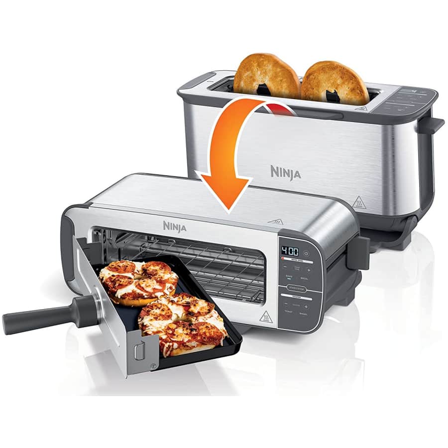 Ninja Foodi 2-in-1 Flip Toaster / Toaster Oven for $100 Ninja Foodi 2-in-1 Flip Toaster / Toaster Oven for $100