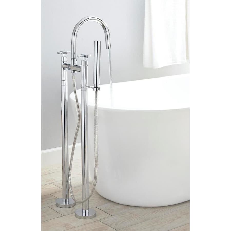 Glacier Bay Danay Freestanding Roman Tub Faucet w/ Handshower for $279 Glacier Bay Danay Freestanding Roman Tub Faucet w/ Handshower for $279