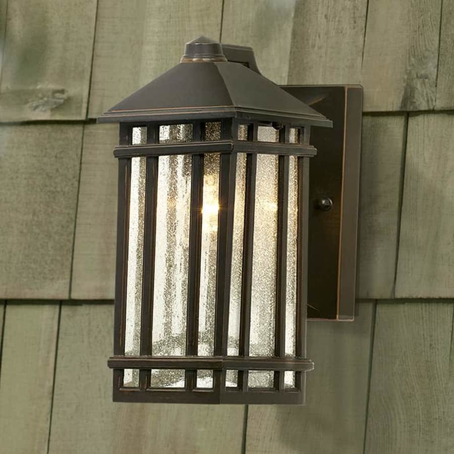 Kathy Ireland Home J du J Sierra Craftsman 10" Outdoor Wall Light for $50 Kathy Ireland Home J du J Sierra Craftsman 10" Outdoor Wall Light for $50