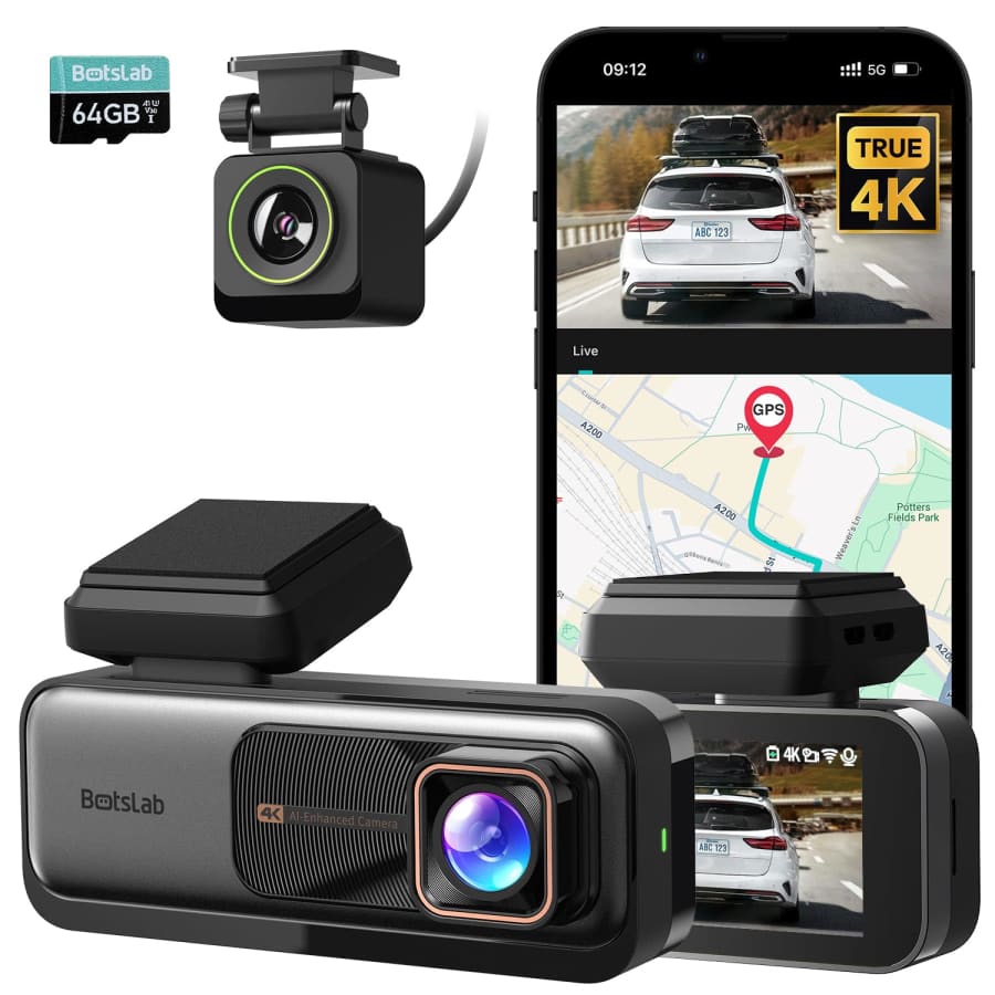 4K 170° Ultra Wide Dash Cam for $220