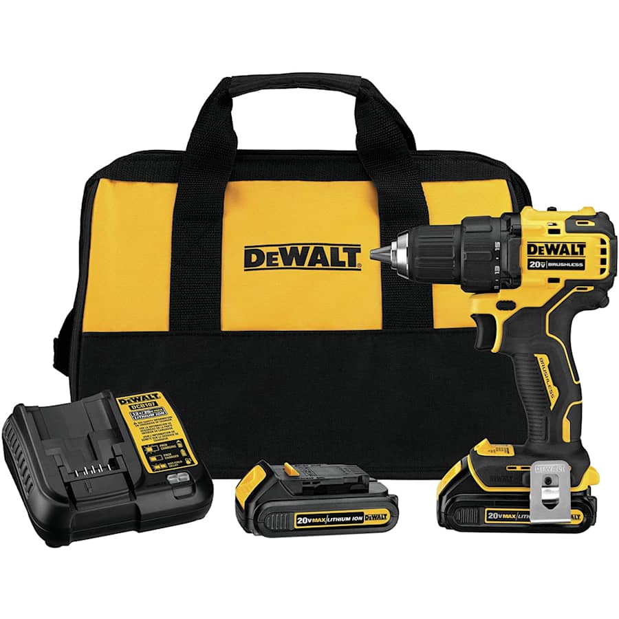 DeWalt Atomic 20V Max Cordless 1/2" Drill Driver Kit for $99 DeWalt Atomic 20V Max Cordless 1/2" Drill Driver Kit for $99