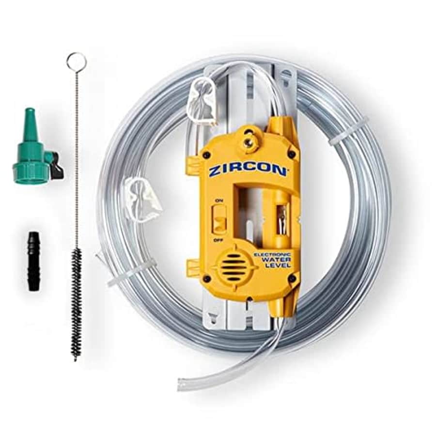 Zircon Water Level 25 Contractor Kit with 50 Ft. Hose and Accessories, Yellow, 72558 for $66 Zircon Water Level 25 Contractor Kit with 50 Ft. Hose and Accessories, Yellow, 72558 for $66
