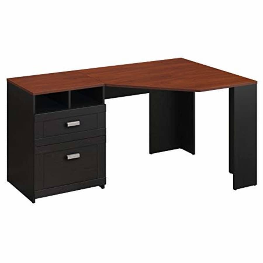Bush Furniture Wheaton Home Office Desk, 60W, Antique Black for $161