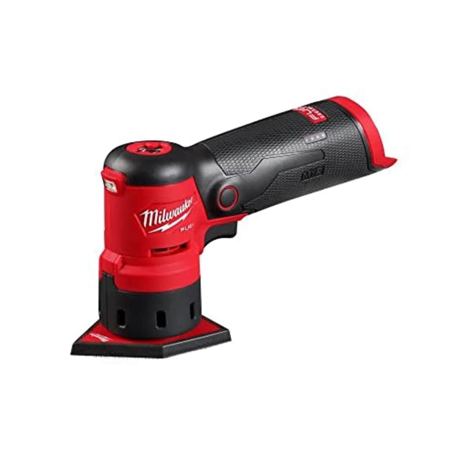 Milwaukee 2531-20 12V Brushless Cordless Orbital Detail Sander (Tool Only) Red and Black for $112 Milwaukee 2531-20 12V Brushless Cordless Orbital Detail Sander (Tool Only) Red and Black for $112