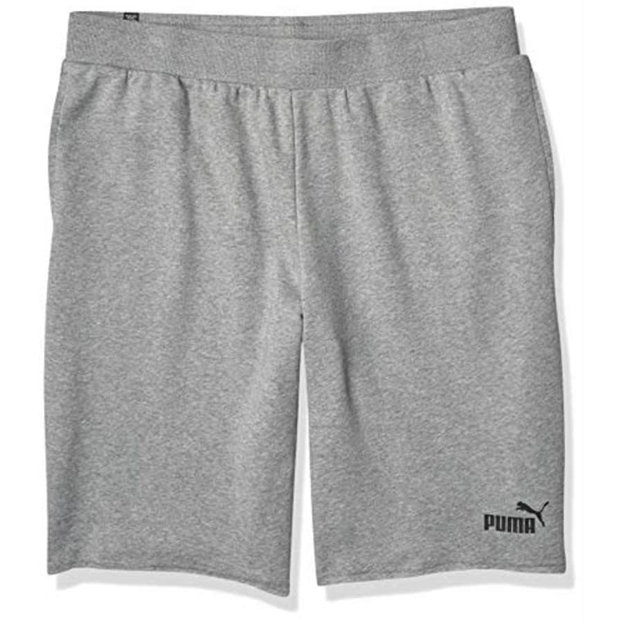 PUMA Men's Essentials+ 12" Shorts, Medium Gray Heather, S for $28