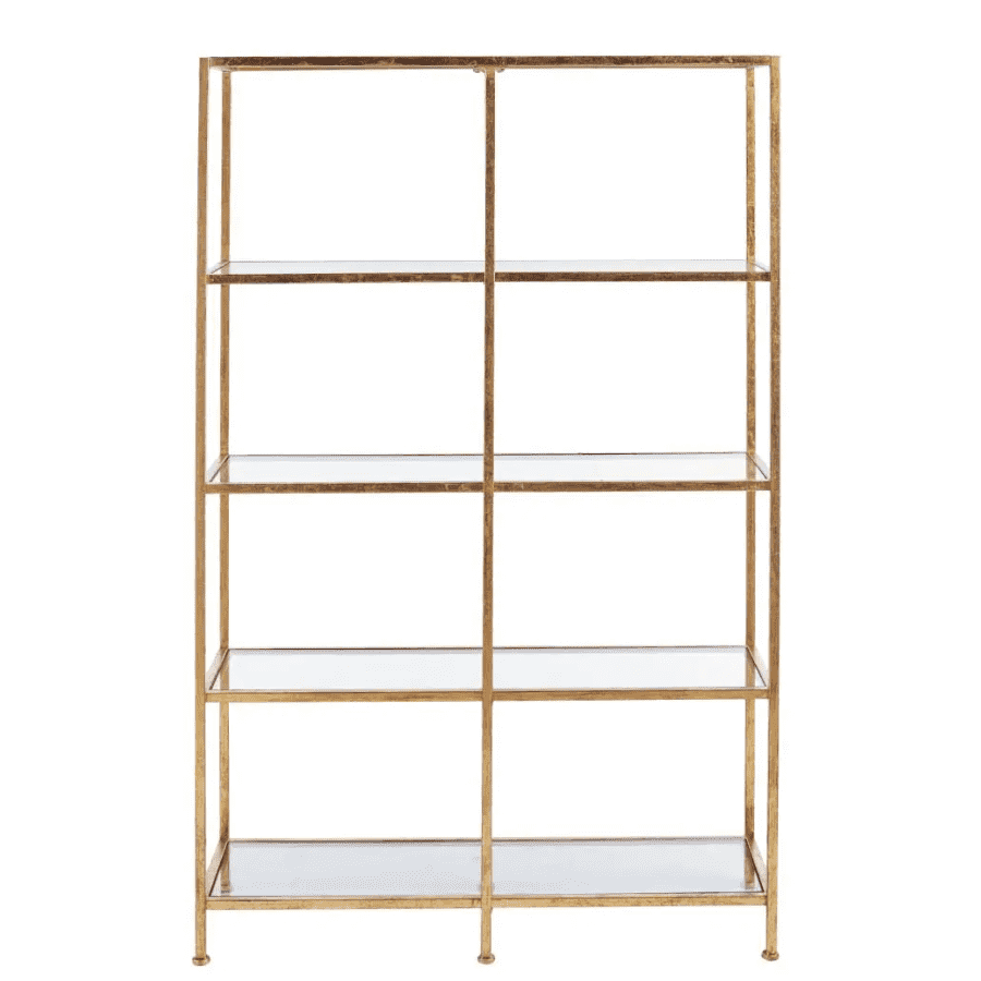 Home Decorators Collection 62" 4-shelf Double Accent Bookcase for $209 Home Decorators Collection 62" 4-shelf Double Accent Bookcase for $209