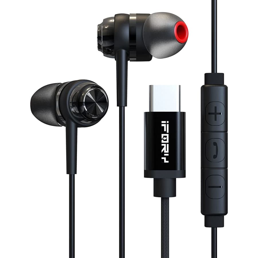 iFory USB-C Noise-Cancelling Magnetic Wired Earbuds for $7 iFory USB-C Noise-Cancelling Magnetic Wired Earbuds for $7