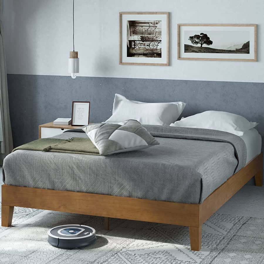 Zinus Alexis Deluxe Wood Queen Platform Bed Frame for $151 Zinus Alexis Deluxe Wood Queen Platform Bed Frame for $151