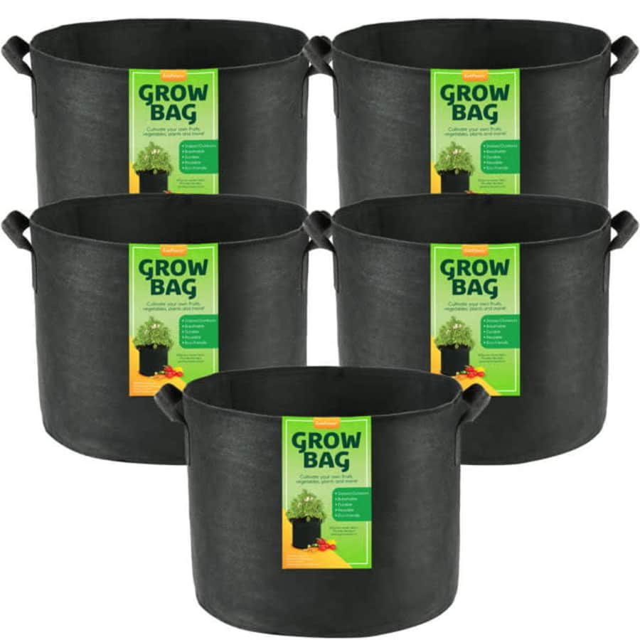 LotFancy 10-Gallon Grow Bag 5-Pack for $17 LotFancy 10-Gallon Grow Bag 5-Pack for $17