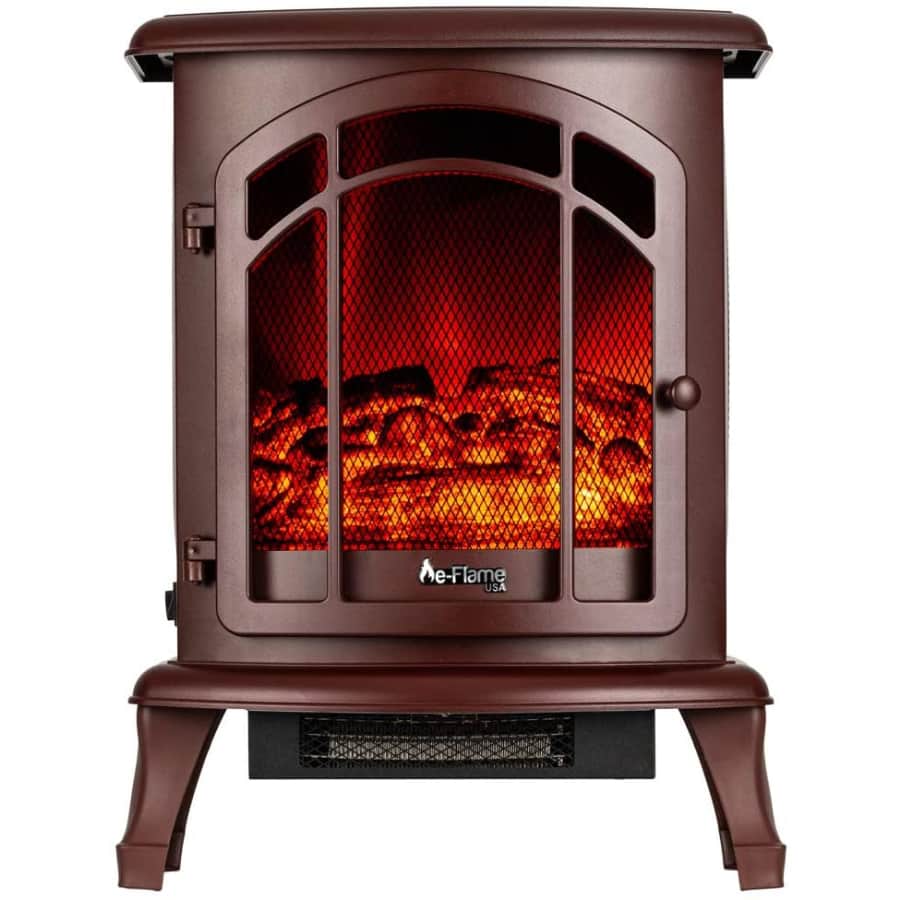 e-Flame USA Tahoe LED Portable Electric Fireplace for $200 e-Flame USA Tahoe LED Portable Electric Fireplace for $200