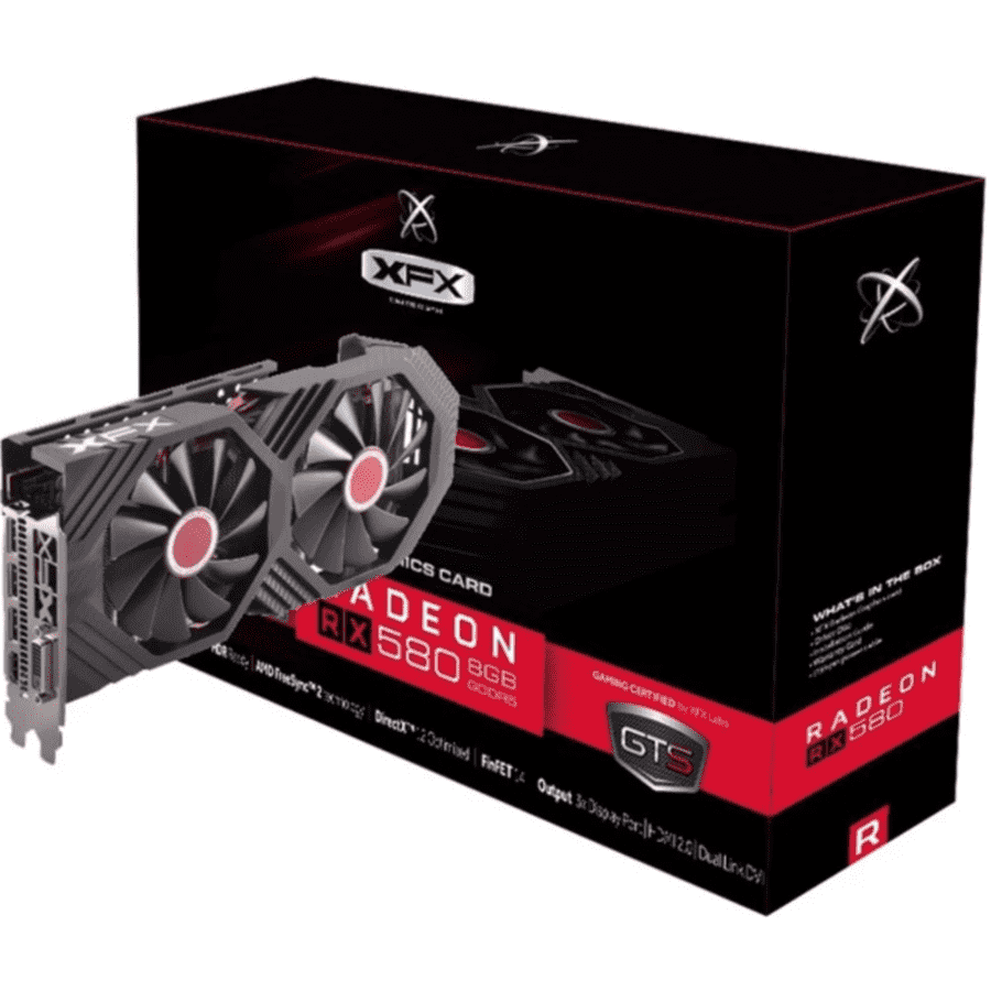 XFX Radeon RX 580 GTS XXX 8GB Video Card for $130
