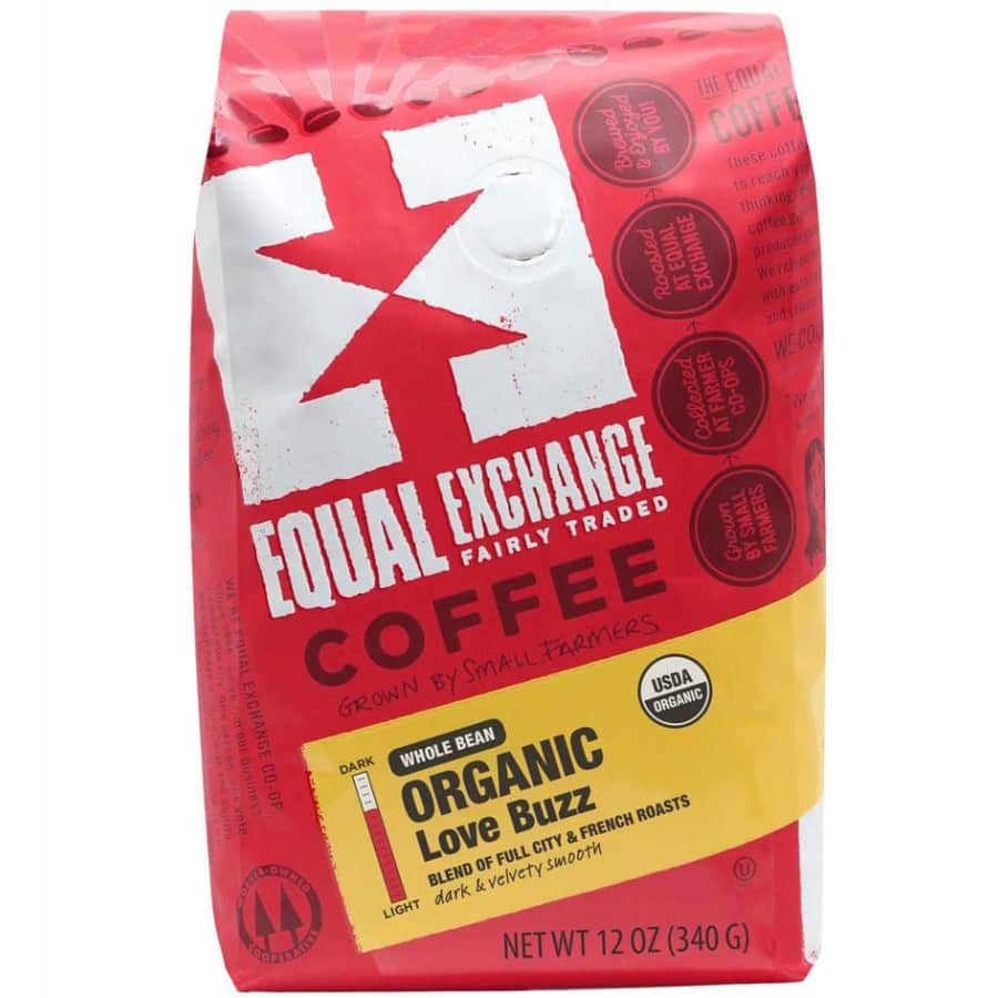 Equal Exchange Organic Coffee Beans 12-oz. Bag for $12