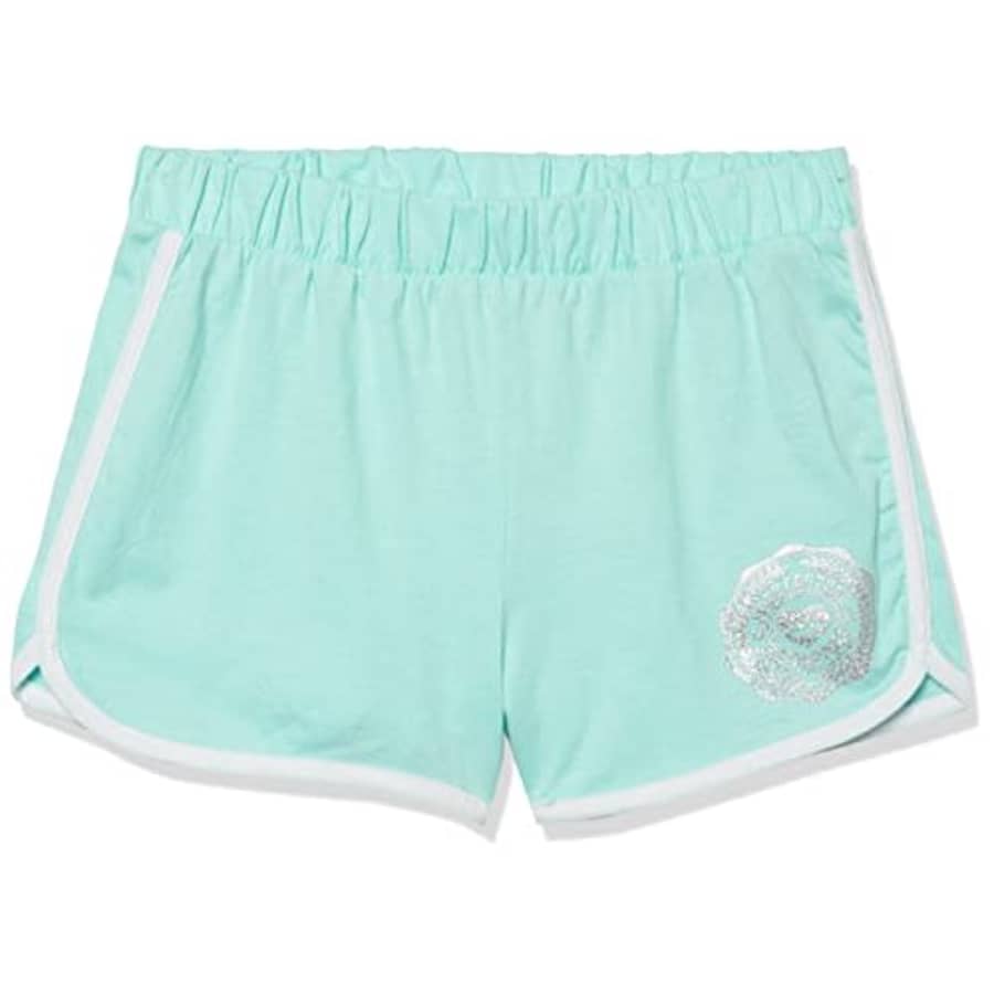 Juicy Couture Girls' Pull-On Shorts, Blue Tint Retro, 12-14 for $20