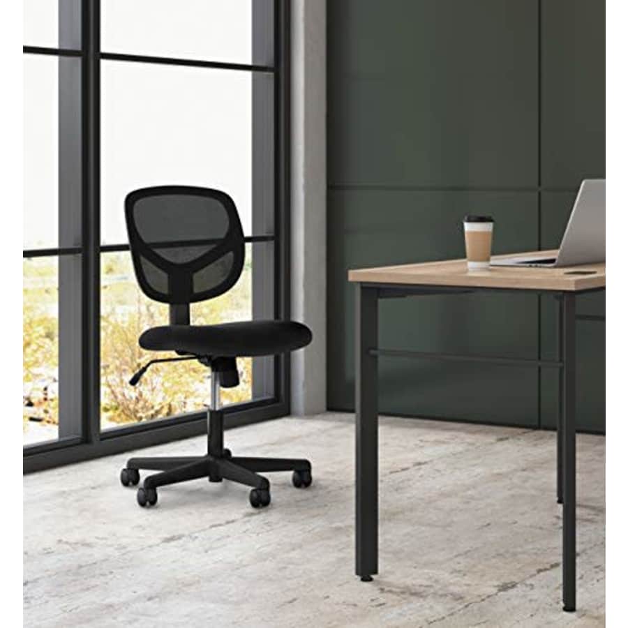 HON Sadie Swivel Mid Back Mesh Task Chair without Arms - Ergonomic Computer/Office Chair (HVST101) for $75 HON Sadie Swivel Mid Back Mesh Task Chair without Arms - Ergonomic Computer/Office Chair (HVST101) for $75