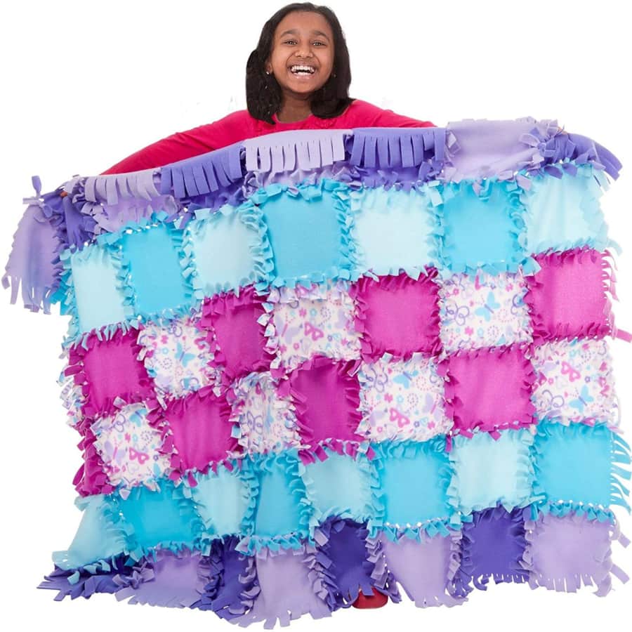 Melissa & Doug Created by Me No-Sew Quilt Craft Kit for $28