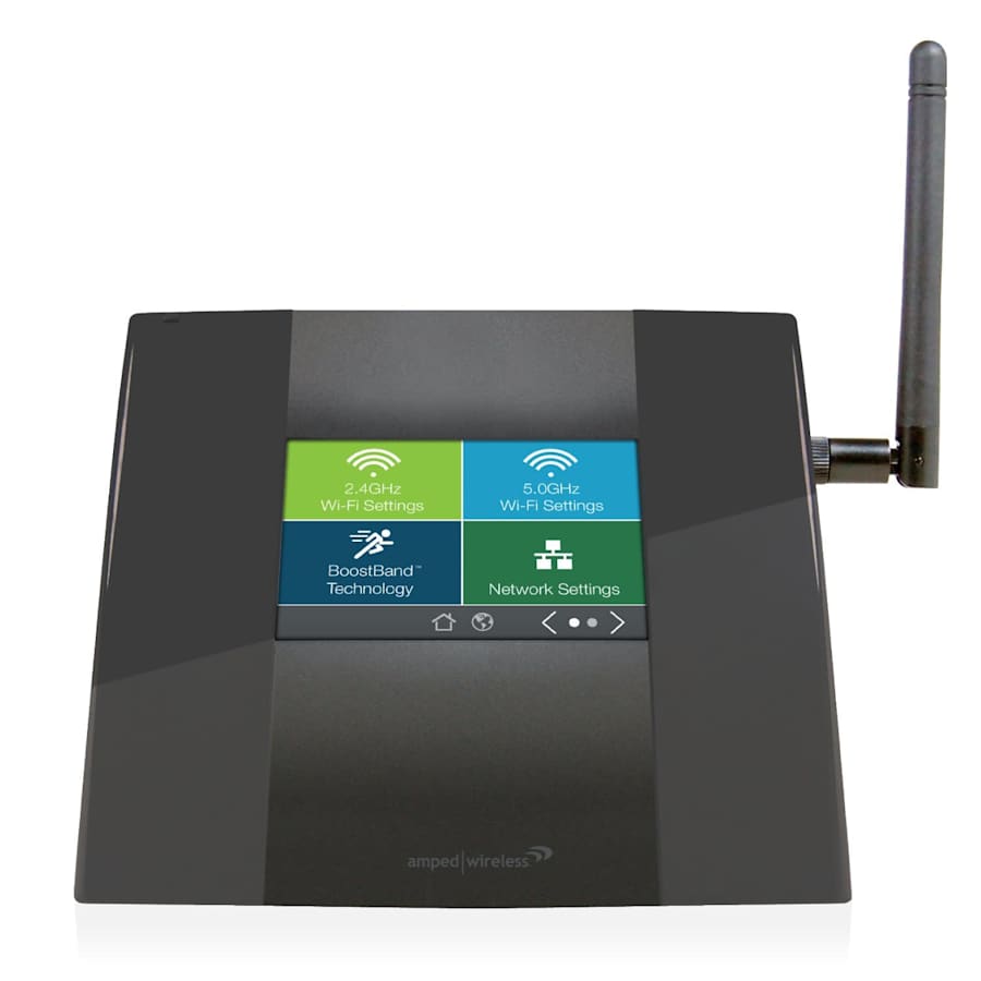 Amped Wireless Touchscreen WiFi Range Extender for $25 Amped Wireless Touchscreen WiFi Range Extender for $25